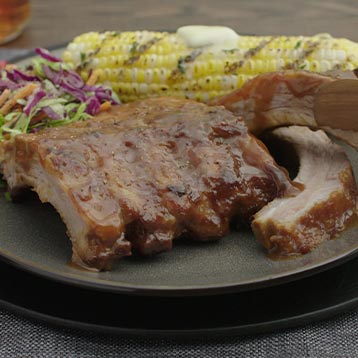 slow-roasted sweet and spicy baby back ribs
