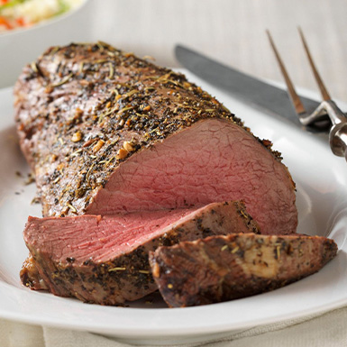 herbed beef tenderloin with holiday rice