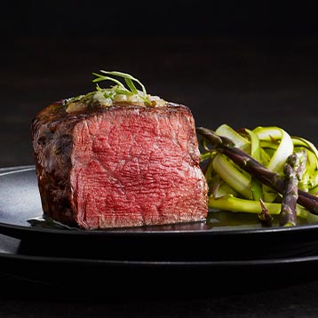 filet mignons with béarnaise butter