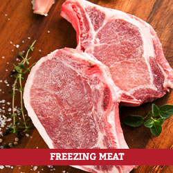 freezing meat