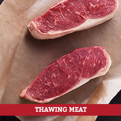 thawing meat