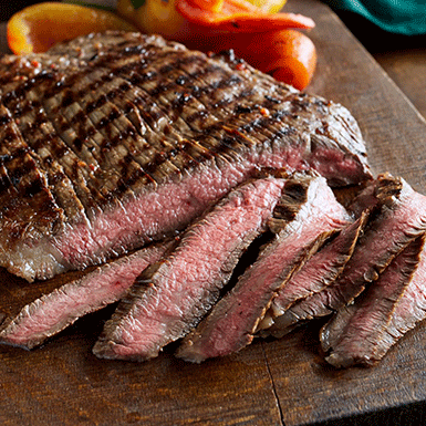 Southwest marinated beef flank steak